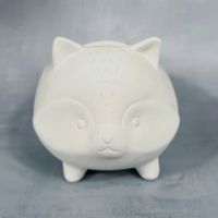 Picture of Ceramic Bisque CCX4003 Racoon Planter 6pc