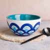 Picture of Ceramic Bisque MB1613 Scalloped Bowl 6pc