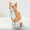 Picture of Ceramic Bisque MB1517 Faceted Cat 4pc