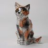 Picture of Ceramic Bisque MB1517 Faceted Cat 4pc