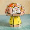 Picture of Ceramic Bisque MB1625 Large Faceted Mushroom 6pc