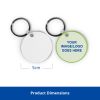 Picture of Sublimation Hardboard Keyring - Circle