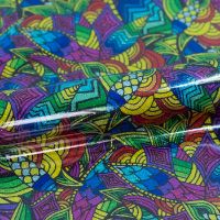 Picture of Siser HTV Easy Patterns Plus Glitter Tropical Rainbow