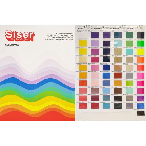 Picture of Siser EasyWeed HTV Colour Page