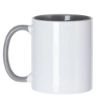 Picture of Permasub Sublimation Coffee Mug 11oz - Grey Inner Handle