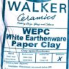 Picture of Walkers White Earthenware Midfire Bamboo Paper Clay (WEPC)