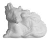 Picture of Ceramic Bisque Mama and Baby Dragon 4pc