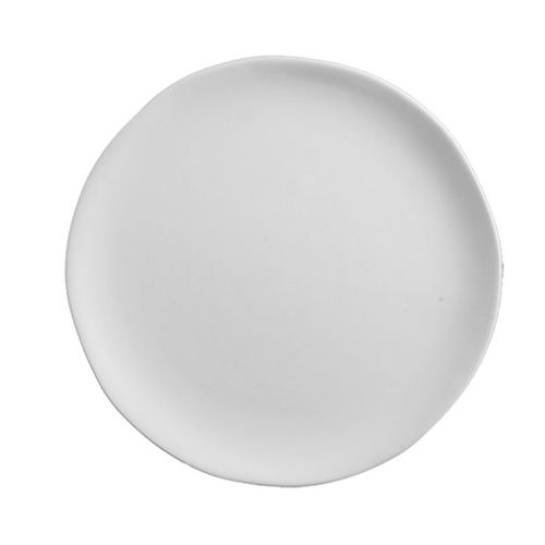 Picture of Stoneware Pottery Bisque Organic Dinner Plate 4pc