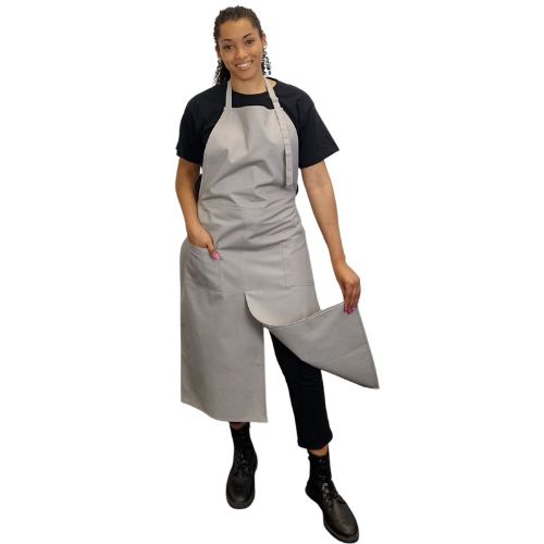 Picture of Pottery Apron Split Leg - Grey