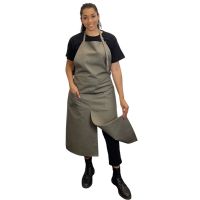 Picture of Pottery Apron Split Leg - Olive