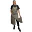 Picture of Pottery Apron Split Leg - Olive "Caution"