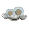 Picture of Stoneware Pottery Bisque Ashley Bread Plate 4pc