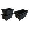 Picture of Stack and Nest Crate Black 52L