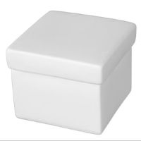 Picture of Ceramic Bisque  Cube Box with Lid 4pc